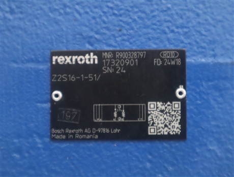 R900328797 Z2S16-1-5X/ Z2S16-1-52/ 德国力士乐REXROTH单向阀