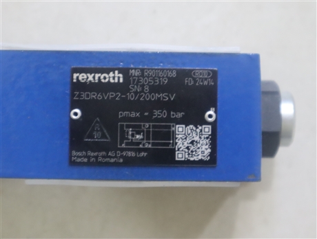 R901160168 Z3DR6VP2-1X/200MSV 力士乐REXROTH溢流阀
