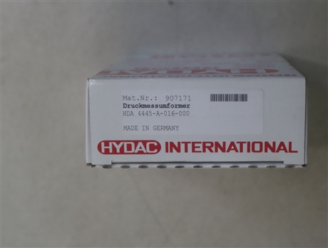 HDA 4445-A-016-000 907171 德国贺德克HYDAC压力温度传感器