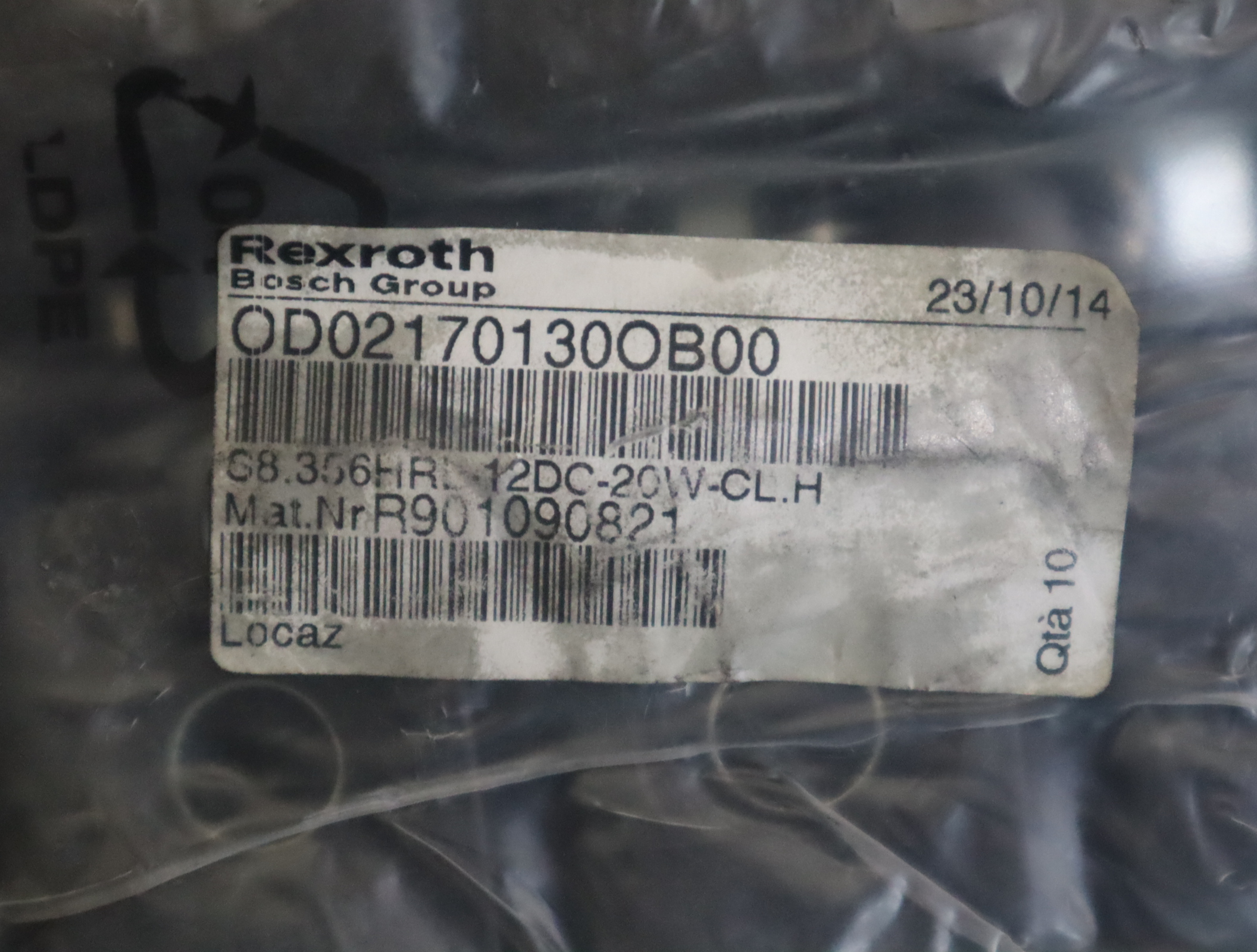 R901090821  OD02170130OB00-S8.356HRL-12DC-20W-CL.H  线圈