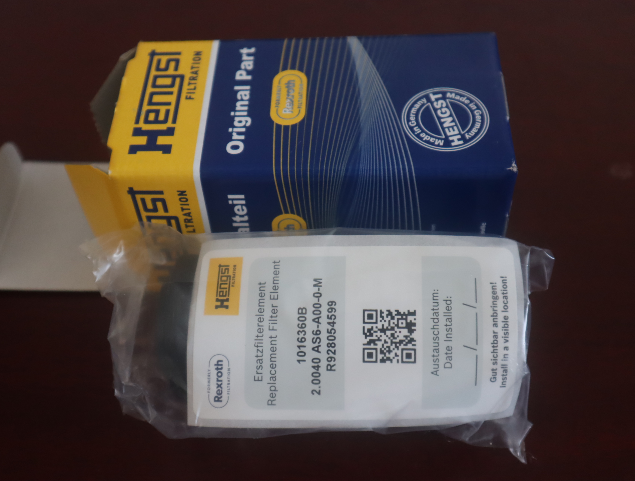 R928054599 2.0040 AS6-A00-0-M 1016360B 德国汉格斯特HENGST滤芯