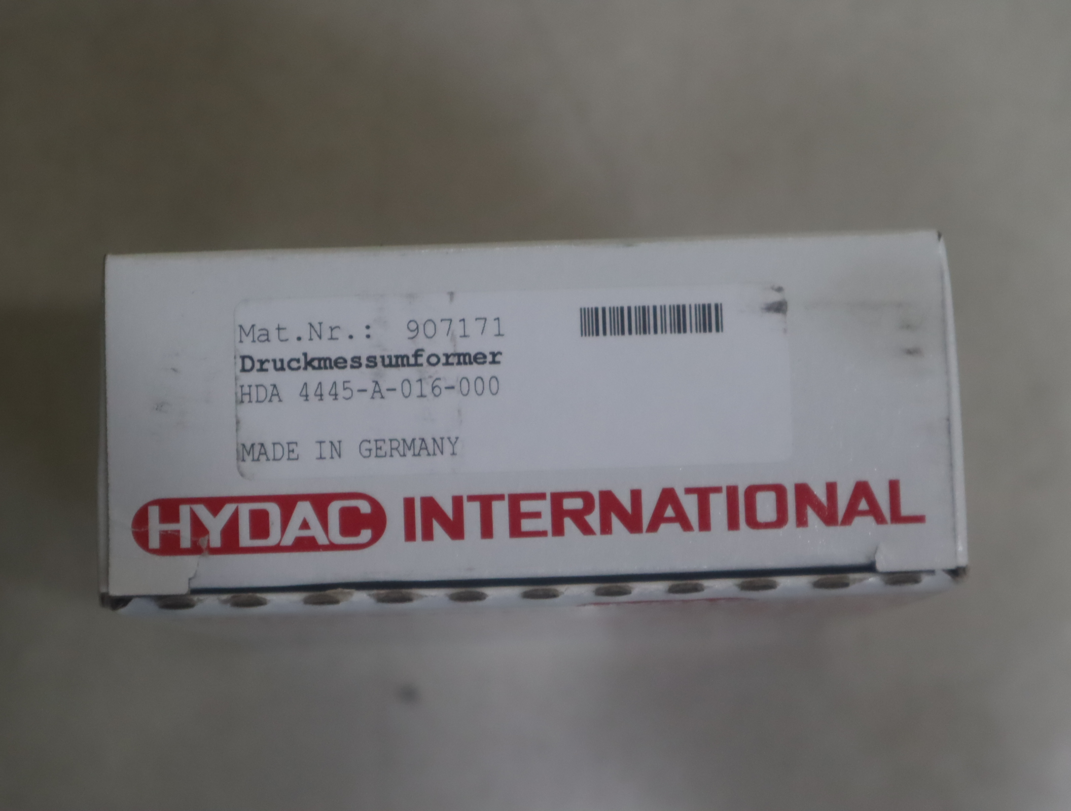 HDA4445-A-016-000 907171 贺德克HYDAC压力传感器