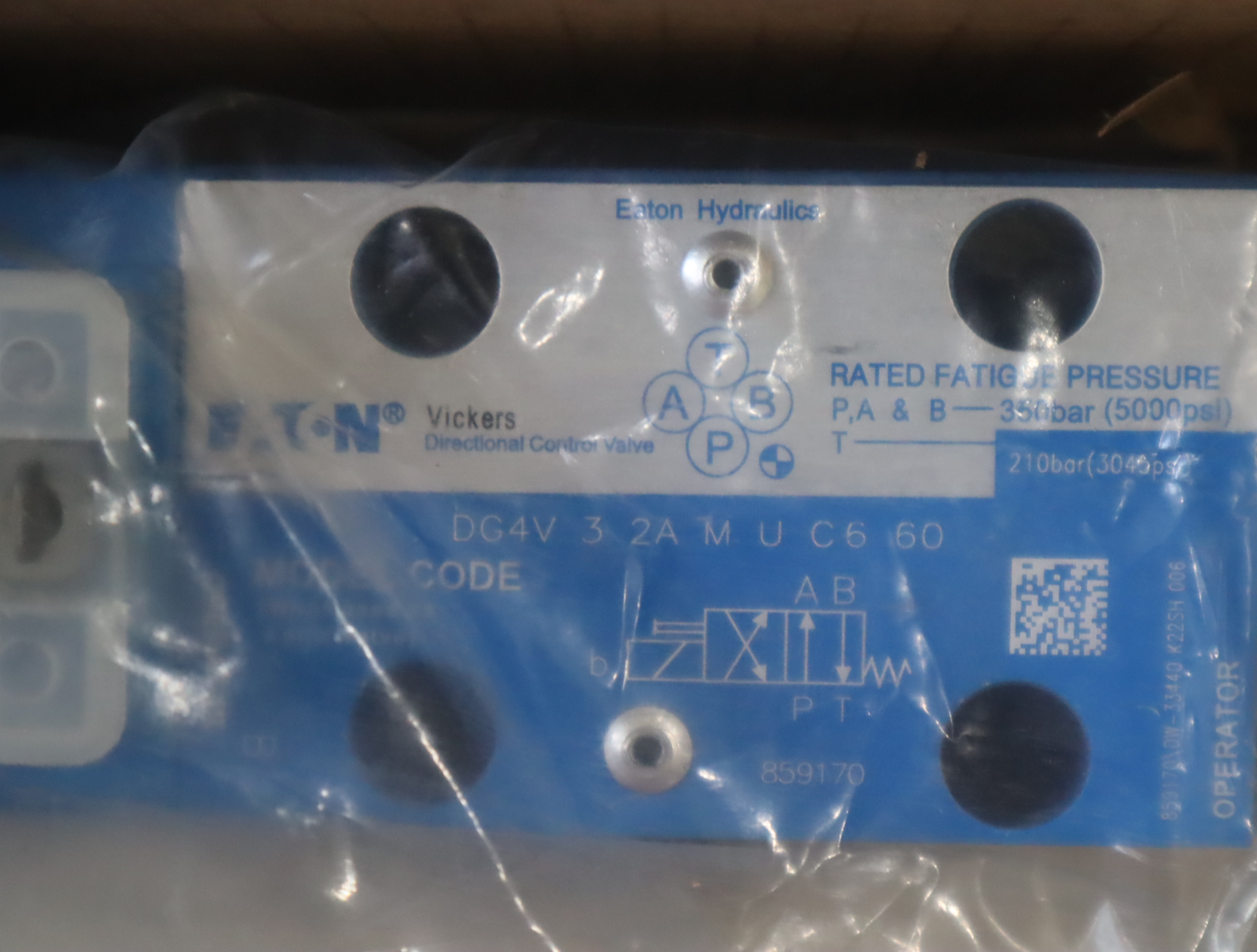 DG4V 3 2A M U C6 60 859170 威格士VICKERS伊顿EATON DANFSOSS 