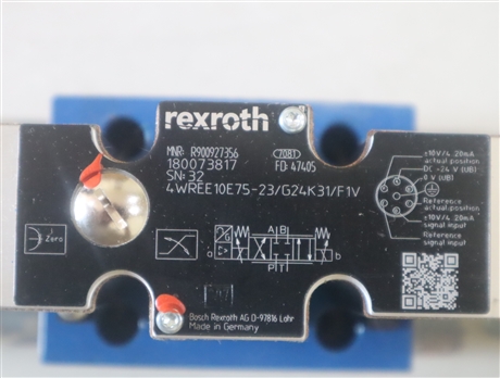 R900927356 4WREE10E75-24/G24K31/F1V 力士乐REXROTH比例阀