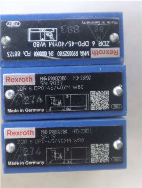 R900323180 ZDR 6 DP0-4X/40YM W80 德国力士乐REXROTH减压阀