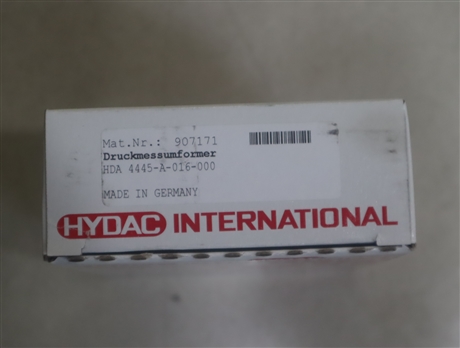 HDA4445-A-016-000 907171 贺德克HYDAC压力传感器