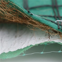 椰丝混合的秸秆草毯边坡防护绿化工程植被毯厂家