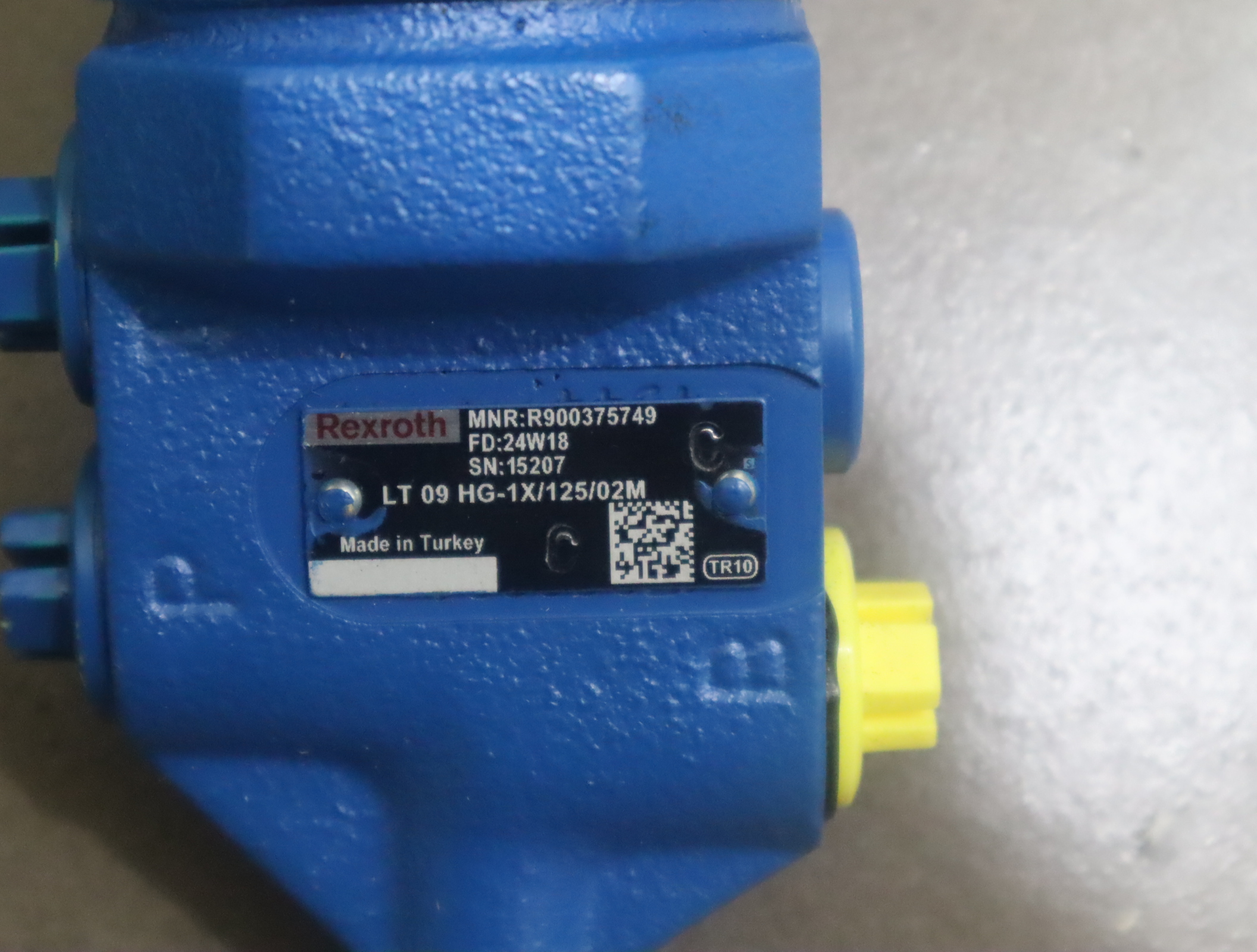 R900375749  LT 09 HG-1X/125/02M 德国力士乐REXROTH制动阀