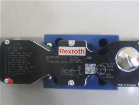 R901236928 4WREQ10Q5-50-2X/V5A-24PF60 德国力士乐REXROTH比例阀