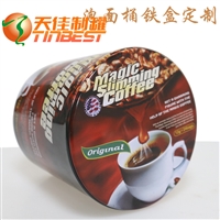 #天佳制罐品牌工厂关于泡面桶铁盒定制圆形铁罐包装