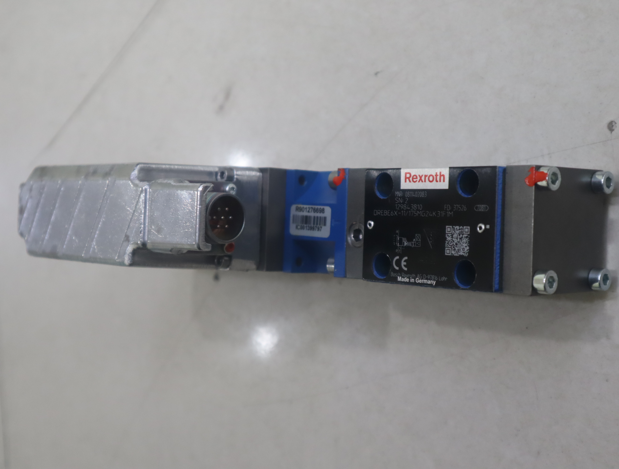 力士乐比例阀0811402083 DREBE6X-11/175MG24K31F1M 德国REXROTH