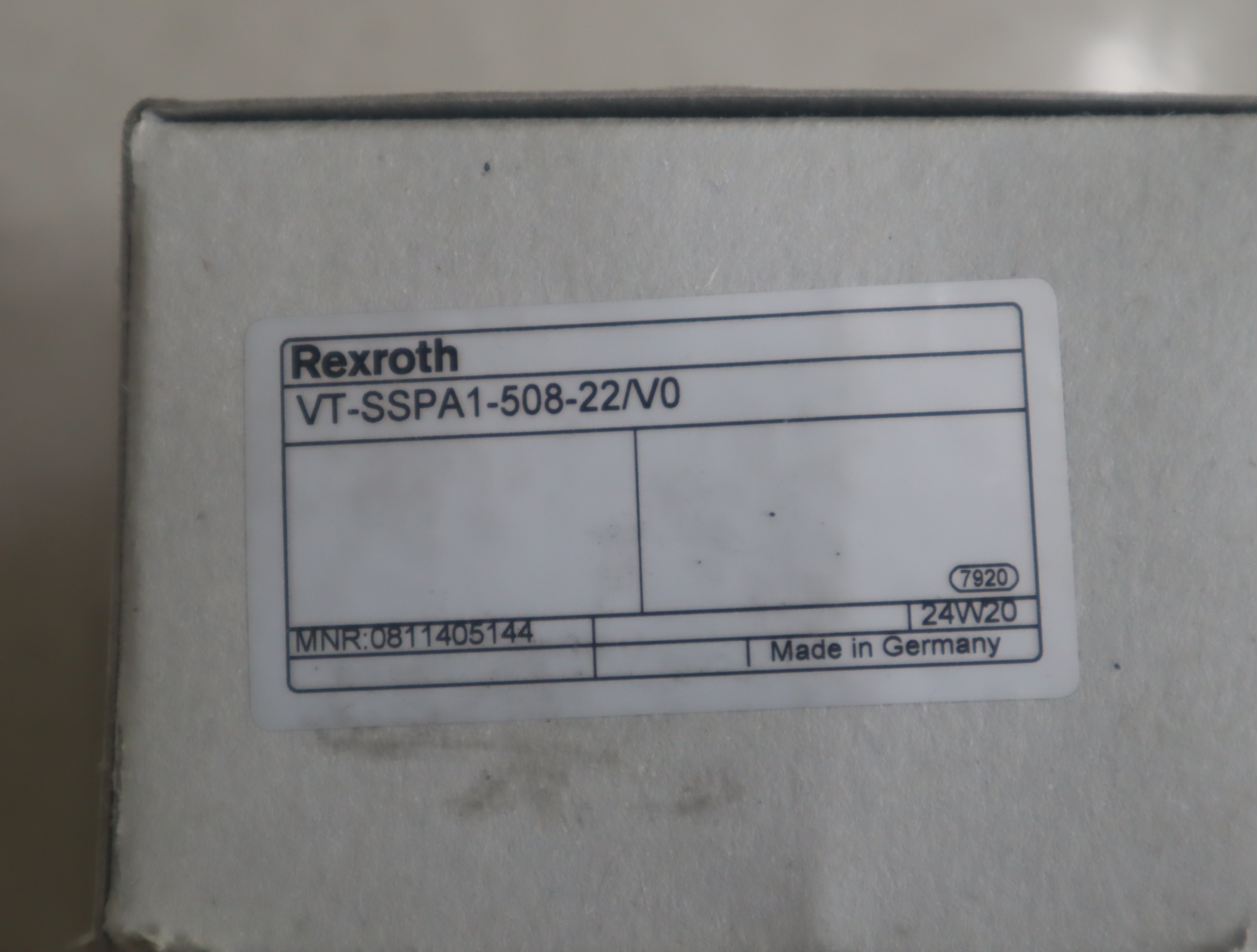 0811405144 VT-SSPA1-508-2X/V0 德国力士乐REXROTH放大器