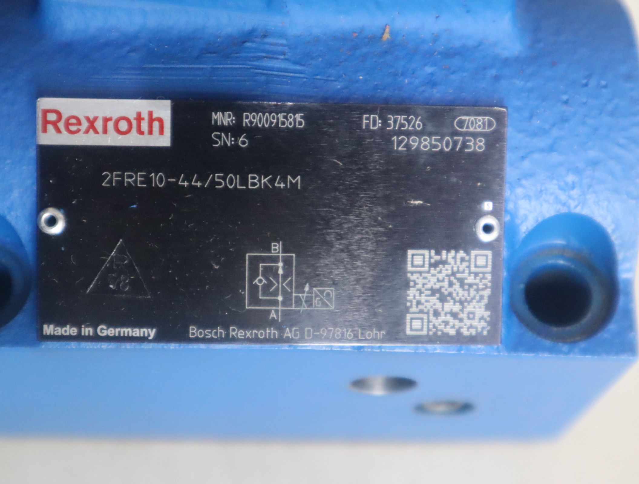 R900915815 2FRE10-44/50LBK4M 德国力士乐REXROTH比例流量阀