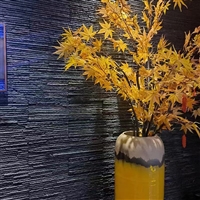 院子铺设 青石流水板 青绿色板岩蘑菇石 绿色冰裂纹碎拼