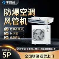 宇晶峰防爆空调风管机5匹