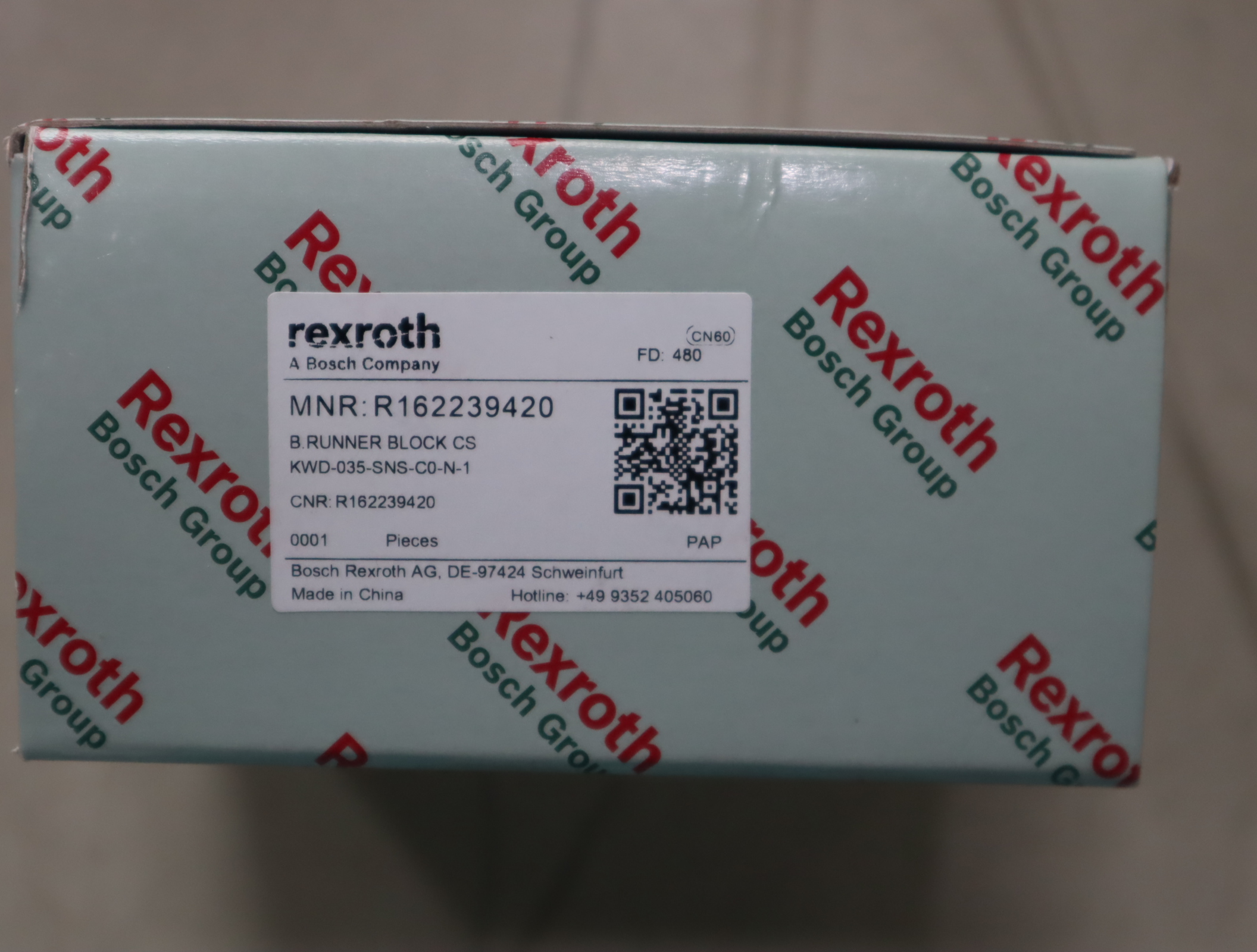 R162239420 KWD-035-SNS-C0-N-1 德国力士乐REXROTH滑块