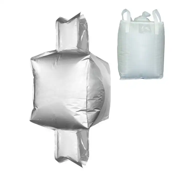 供应铝箔吨袋内衬膜防潮避光上下料口化工颗粒包装内衬袋承重抗压