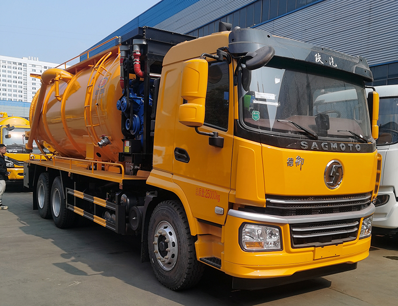 吸污车  陕汽CL5252GQW6AHQ型吸污清洗车