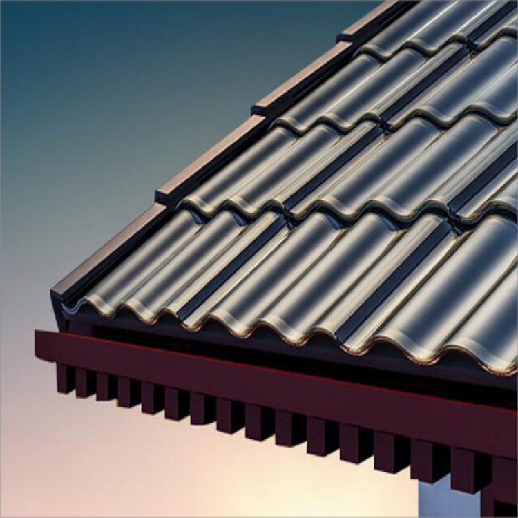 太阳能曲面发电瓦 隔热耐用 建筑改造光伏瓦安装 系统设计