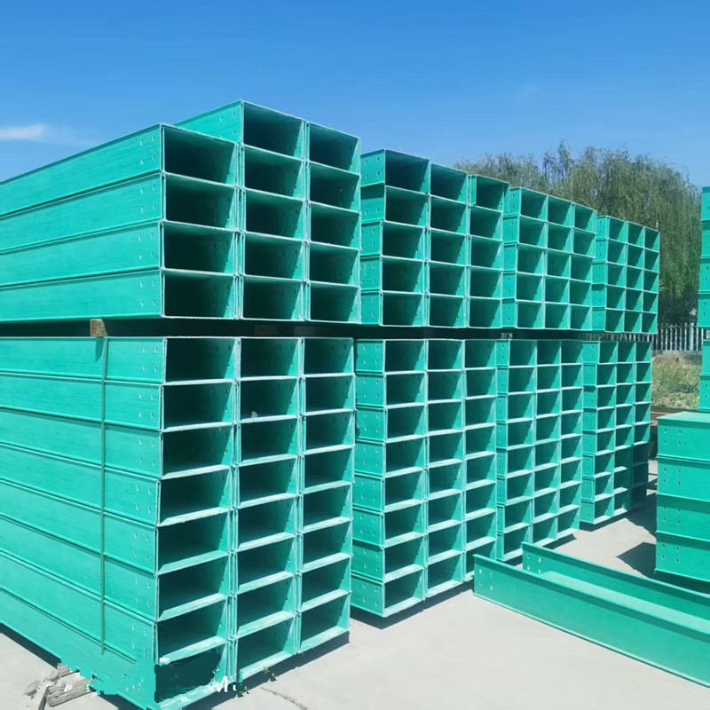 槽式玻璃钢桥架绝缘强耐腐蚀-河北源头玻璃钢制品有限公司