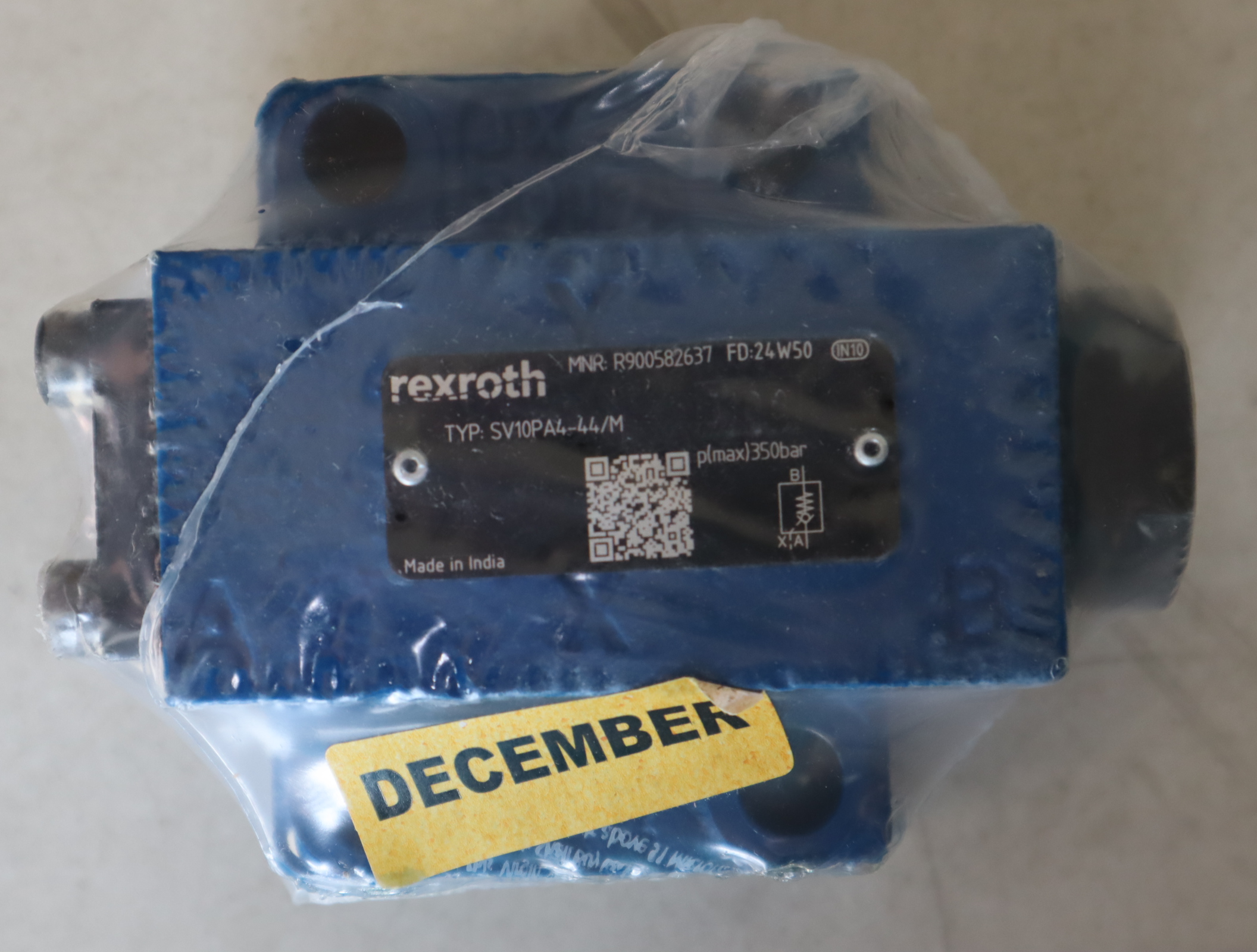 SV10PA4-45/M SV10PA4-46/M R900582637 德国力士乐REXROTH单向阀