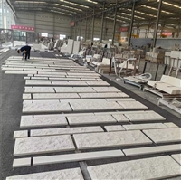 背景墙 伊朗进口白色莱姆石 梦幻白玉条石 超白洞石地砖