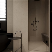 色泽柔和 白色莱姆石碎拼 米白色洞石大理石石材 水磨花岗石