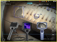 三豪HM便携式内窥镜 孔探仪用于燃气轮叶片磨损 涡轮腐蚀检测