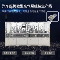 非标自动化定制 汽车座椅微型充气泵组装机