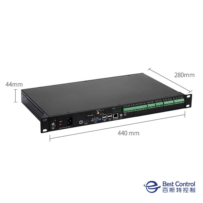  1U机架式X86动环主机_机房/配电房动环报警主机BC-U103系列