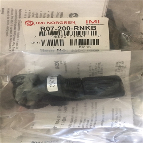 NORGREN诺冠减压阀R73G-4GK-RMN使用方法