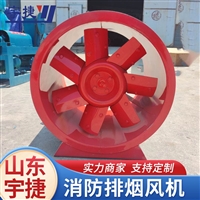  HTF-II-9.5消防排烟风机 双速轴流风机 防火排烟消防设备 耐高温
