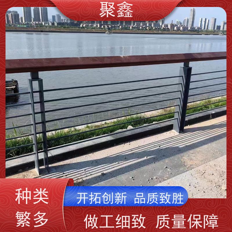 聚鑫 甘肃护栏立柱 县城桥梁湖泊栏杆 坚固耐用不变形
