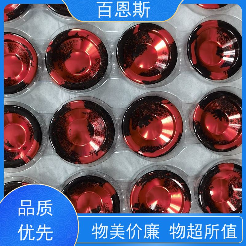 上海铝氧化采用5052铝红色外壳锯切加工