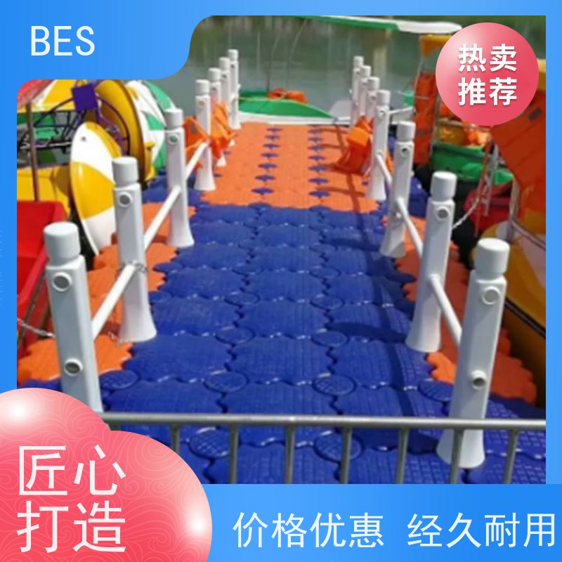 百世跨海大桥浮箱围堰水上舞台可铺塑木地板防洪应急