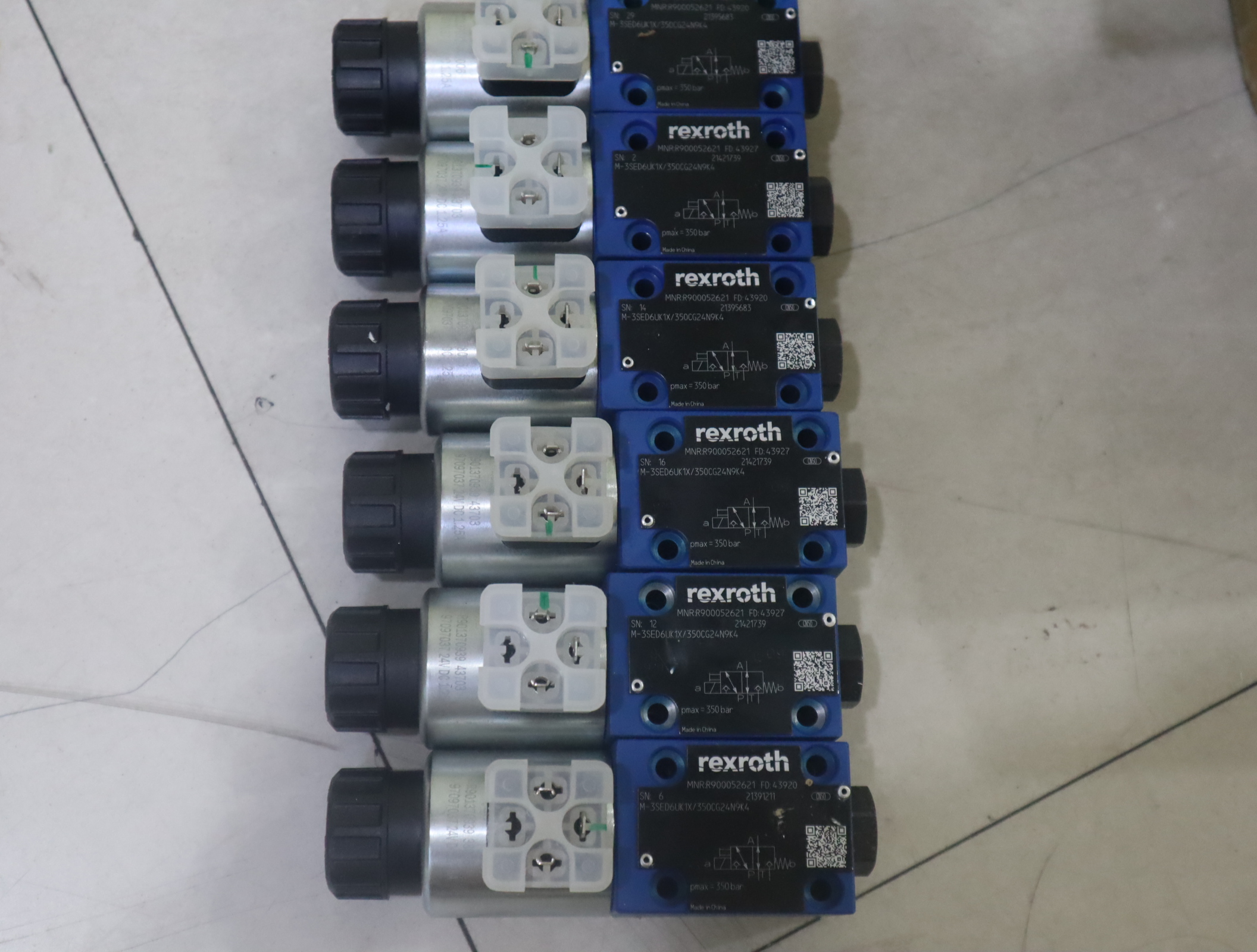 R900052621 M-3SED6UK14/350CG24N9K4 德国力士乐REXROTH电磁球阀