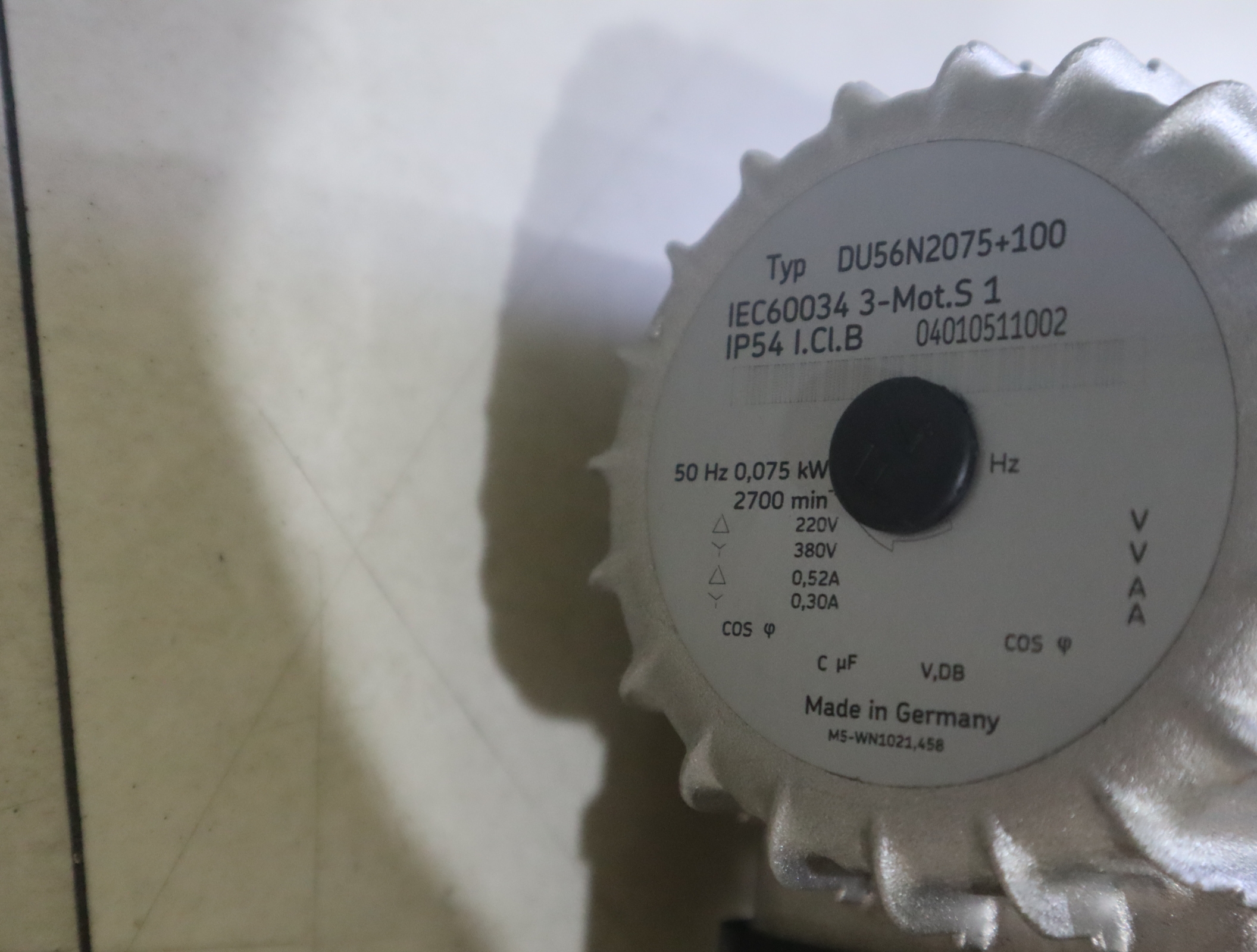 DU56N2075+100 IEC60034 3-Mot.S 1 SKF泵VOGEL福鸟 润滑系统泵