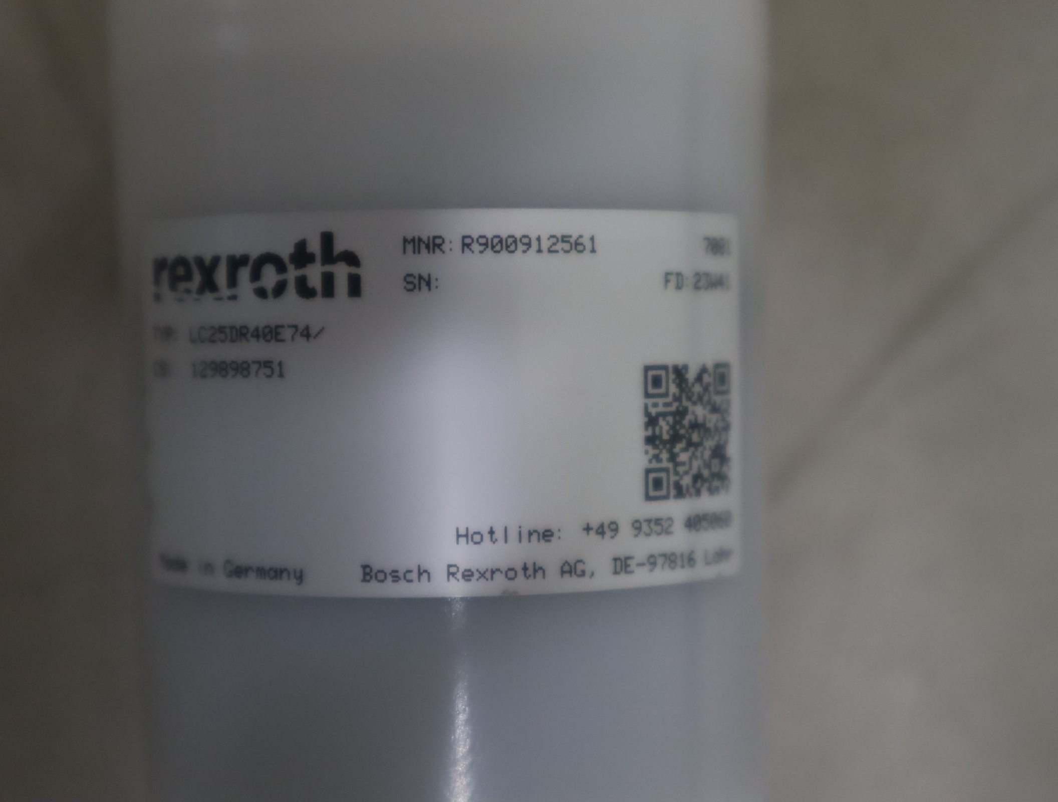 LC25DR40E75/ LC25DR40E76/ R900912561 德国力士乐REXROTH插装阀