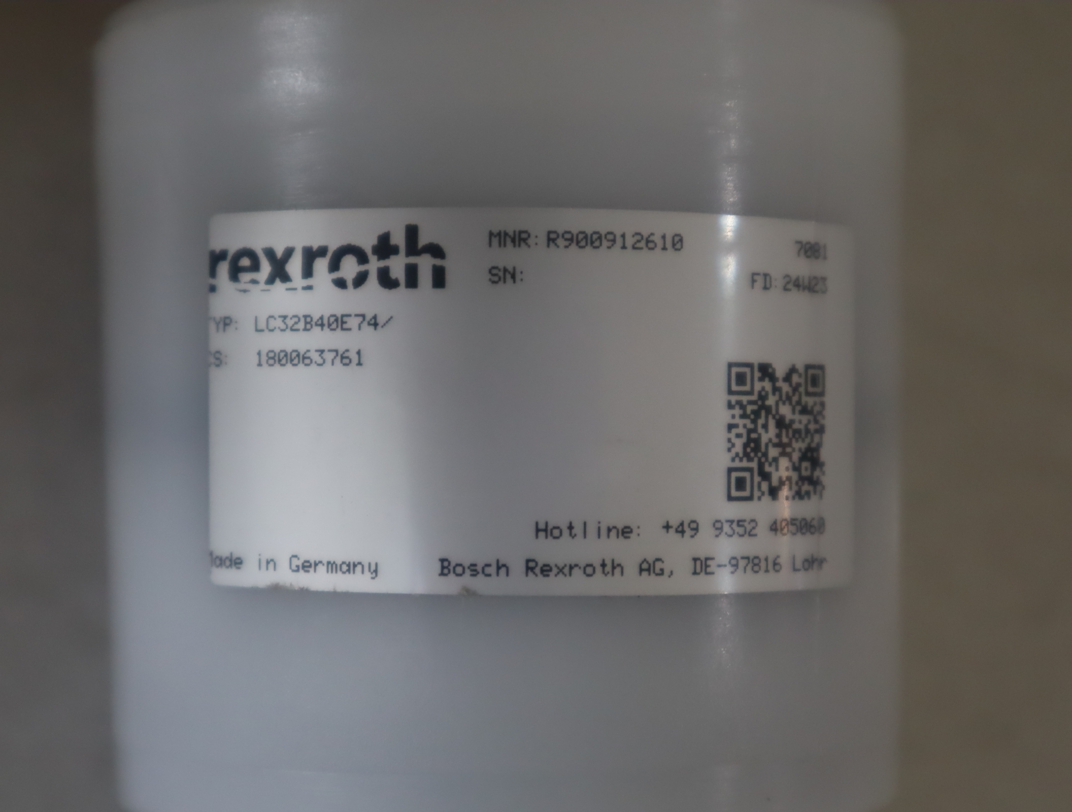 LC32B40E75/ LC32B40E76/ R900912610 德国力士乐REXROTH插装阀