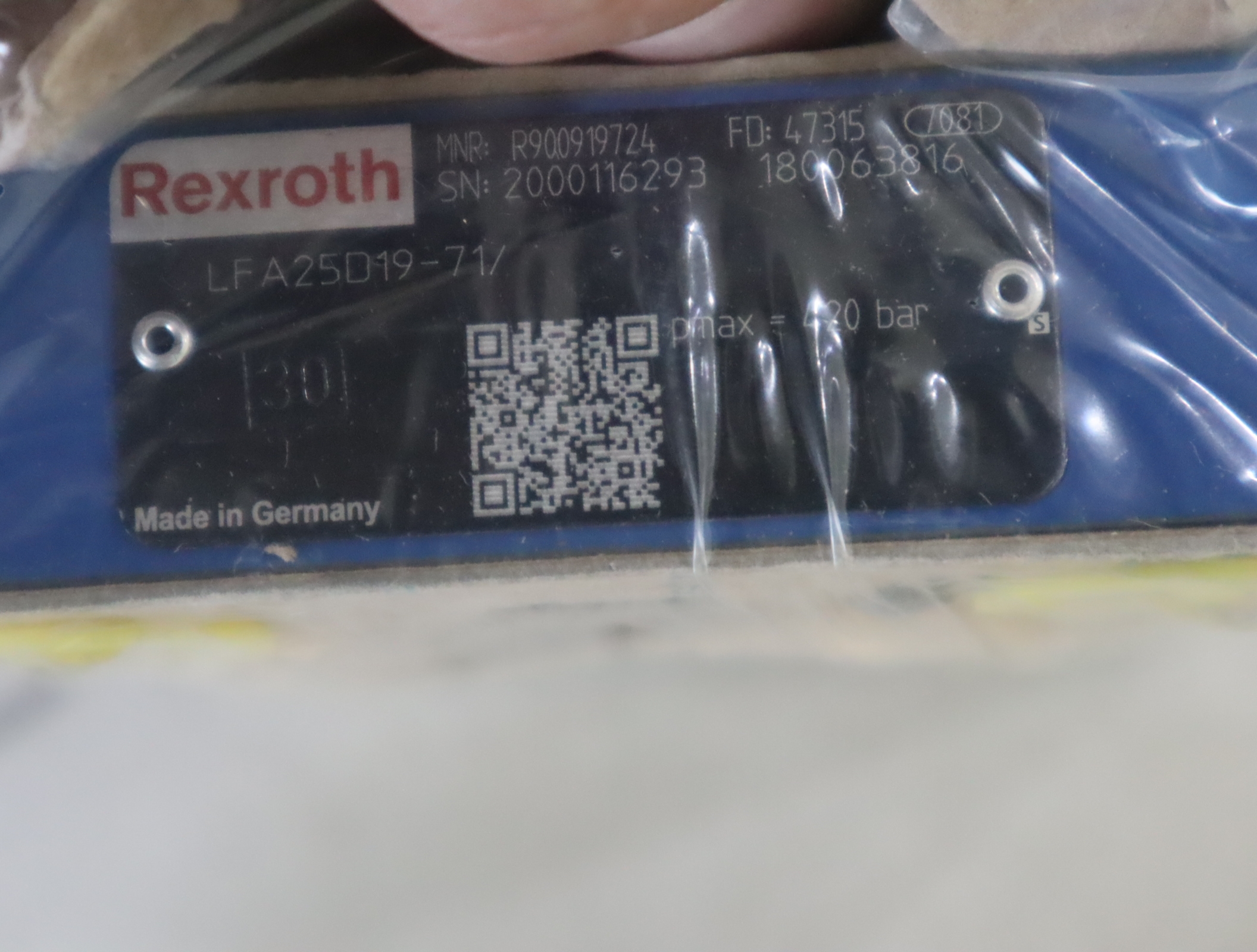 R900919724  LFA25D19-70/ LFA25D19-72/  力士乐REXROTH逻辑盖板