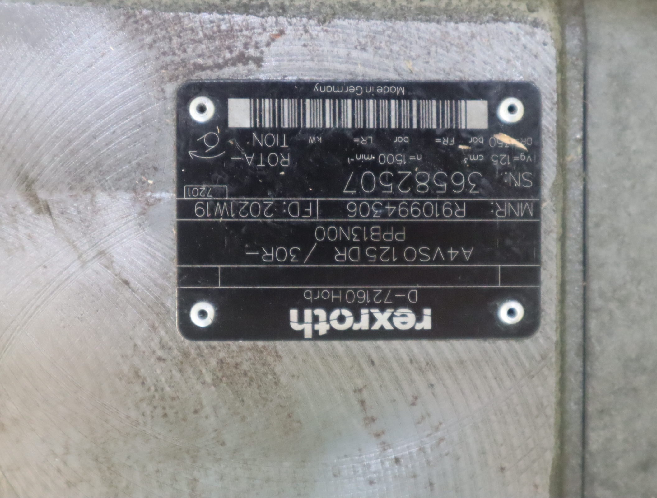 A4VSO125DR/30R-PPB13N00 R910994306 德国力士乐REXROTH 柱塞泵