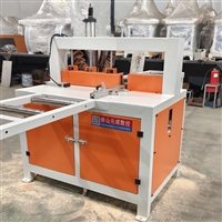 500截料机 横向裁断机 自动断木机 木方截断锯 气动段木锯