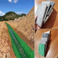 高速高铁护坡10毫米厚水泥毯水渠排水沟