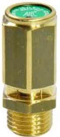 airtek 10bar安全阀 10 bar 压力下的防过压安全阀 1/4 外螺纹