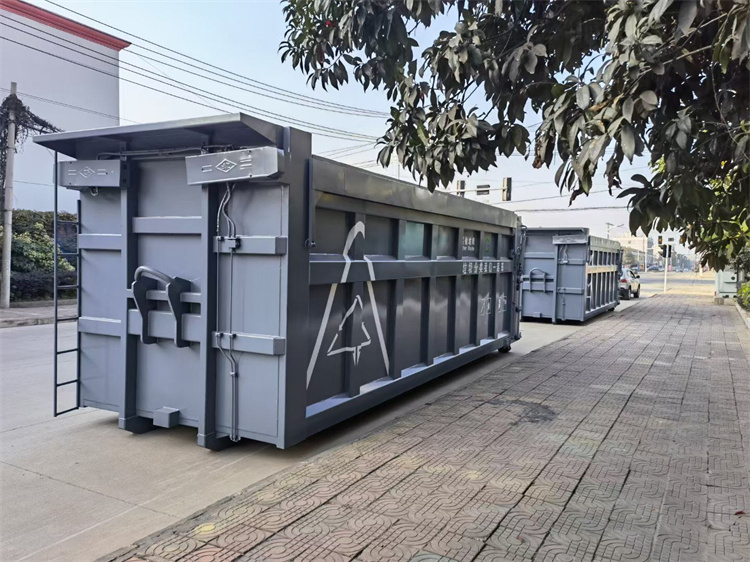 勾臂式粪便车箱20方养殖场 大型碳钢自卸卸式 钩臂式环卫垃圾转运箱