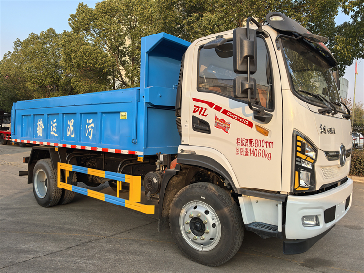 中小型5方5吨沼液运输车 拉有机肥固体粪肥干粪自卸车制造商