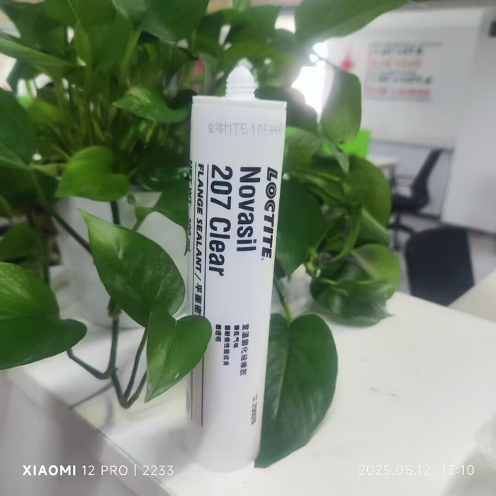 乐泰207密封胶 300ML/透明白色平面密封硅橡胶