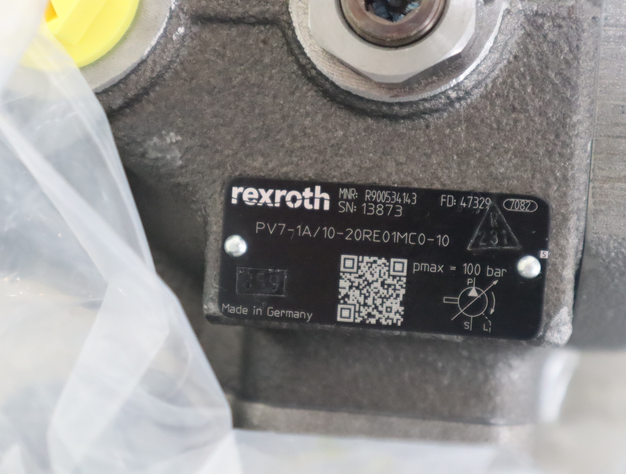 R900534143 PV7-1A/10-20RE01MC0-10 德国力士乐REXROTH叶片泵