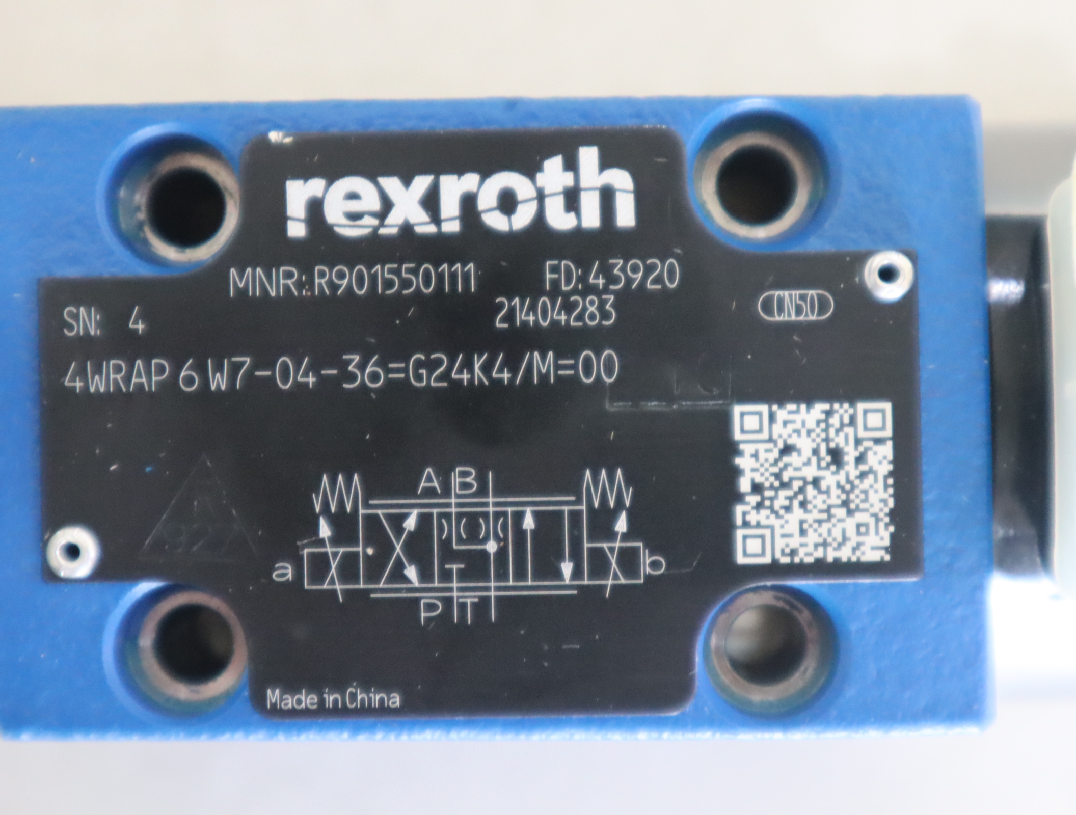 R901550111 4WRAP6W7-04-36-G24K4/M-00 力士乐REXROTH先导阀