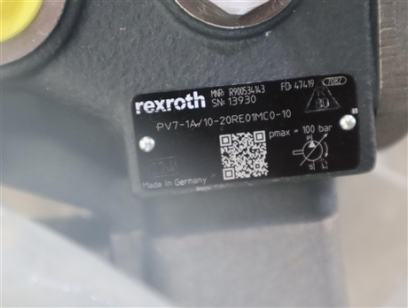 R900534143 PV7-1A/10-20RE01MC0-10 德国力士乐REXROTH叶片泵
